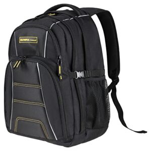 olympia tools travel backpacks, black, 13.8 7.9 18.5 inch