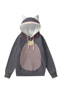 roocnie the owl house king hoodie cosplay anime pullover toh season 3 sweatshirt for adult xxl