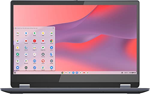 Lenovo Ideapad Flex 3 Chromebook 15.6" (2023) FHD 2-in-1 Touchscreen (Intel N4500, 4GB RAM, 128GB (64GB eMMC + 64GB SD Card), Webcam) Home & Student Laptop, NFC, HDMI, USB-C, IST SD Card, Chrome OS