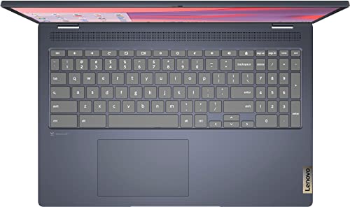 Lenovo Ideapad Flex 3 Chromebook 15.6" (2023) FHD 2-in-1 Touchscreen (Intel N4500, 4GB RAM, 128GB (64GB eMMC + 64GB SD Card), Webcam) Home & Student Laptop, NFC, HDMI, USB-C, IST SD Card, Chrome OS
