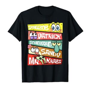 Mademark x SpongeBob SquarePants - SpongeBob Patrick Squidward Sandy Mr Krabs SpongeBob Fans T-Shirt