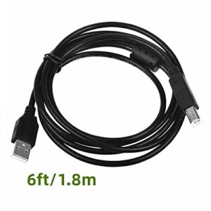 FITE ON 6ft USB PC Data Cable Cord Lead Replacement for AlphaSmart Dana Compact Portable Word Processor