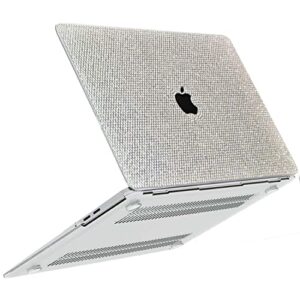 Teazgopx Bling Diamond MacBook 12 inch Case (Model: A1534/A1931,Release 2019 2018 2017 2016 2015),3D Glitter Sparkle Rhinestone Case Fashion Luxury Shiny Crystal Hard Shell for Womens Girls