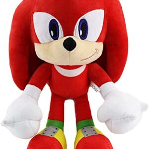 wiemsdoy Knuckles Plush Toy 12", The Hedgehog Toy Plush Figure Classic Hedgehog Plush Doll for Boys Girls Best Gift