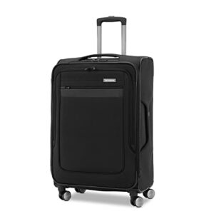 samsonite ascella 3.0 softside expandable luggage, black, med exp spinner