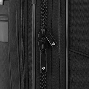 Samsonite Ascella 3.0 Softside Expandable Luggage, Black, Med EXP Spinner