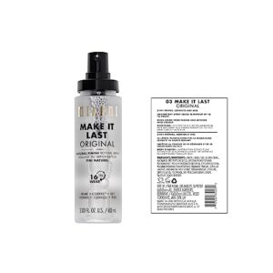 Milani Make It Last Original - Natural Finish Setting SPray - 3-in-1 Setting Spray and Primer- Prime + Correct + Set - Makeup Finishing Spray and Primer - Long Lasting Makeup Primer and Spray - 2 Pack