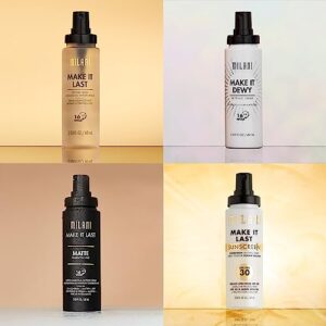 Milani Make It Last Original - Natural Finish Setting SPray - 3-in-1 Setting Spray and Primer- Prime + Correct + Set - Makeup Finishing Spray and Primer - Long Lasting Makeup Primer and Spray - 2 Pack