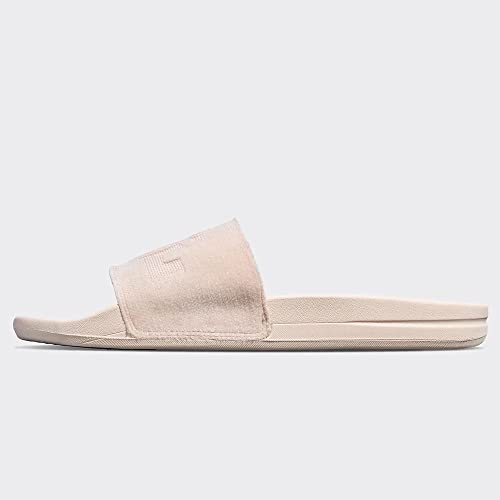 APL: Athletic Propulsion Labs Women's Techloom Velvet Slide, Creme, 7