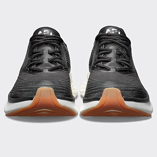 APL: Athletic Propulsion Labs Women's Streamline Sneakers, Black/White/Gum, 7.5