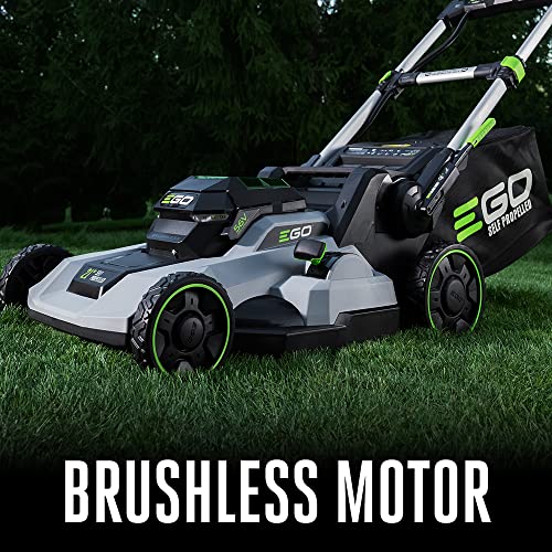 EGO Power+ LM2110SP 21-Inch 56-Volt Cordless Self-Propelled Brushless Lawn Mower with Dual Toggle - Battery and Charger Not Included, Black