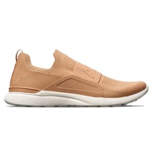 apl: athletic propulsion labs women's techloom bliss sneakers, tan/ivory, 7