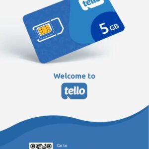 Tello Mobile Phone Plan | $19/Month - Unlimited Talk & Text + 5GB | Bring Your Own Phone Kit | 3 in 1 SIM Card Included | Nation-Wide 4G LTE/5G Coverage