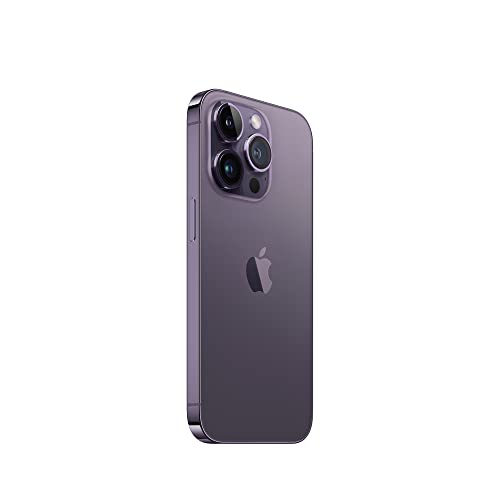 Apple iPhone 14 Pro, 256GB, Deep Purple - Unlocked (Renewed)
