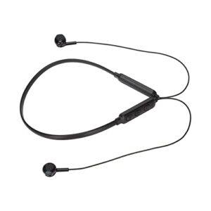 dauerhaft wireless neckband headset, sports headphone high fidelity sweatproof deep bass for running(black)