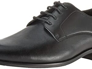 Amazon Essentials Men's Derby Shoe, Black, 10.5