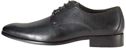 Amazon Essentials Men's Derby Shoe, Black, 10.5