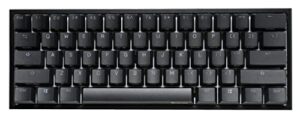 ducky one 2 mini pro classic rgb led 60% double shot pbt mechanical keyboard (kailh box brown)