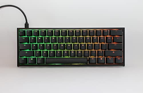 Ducky One 2 Mini Pro Classic RGB LED 60% Double Shot PBT Mechanical Keyboard (Kailh Box Brown)