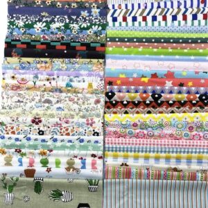 60pcs scrap quilting fabric,60 patterns fat quarters fabric bundles,araniozb fabric squares,sewing fabric,pre-cut quilt squares,cotton fabric for sewing 8” x 8”