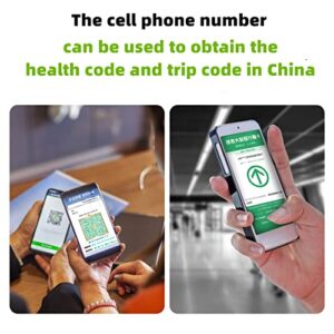 China SIM Card, China Mobile Number + 5G Operating Network + 10GB + 300 Minutes of Local Calls in China + 300 SMS. Access to China Health Code. (Real Name Authentication Required) (10GB 30days)