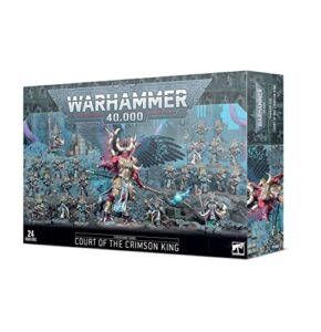 games workshop warhammer 40k court of the crimson king (2022 holiday bundle)