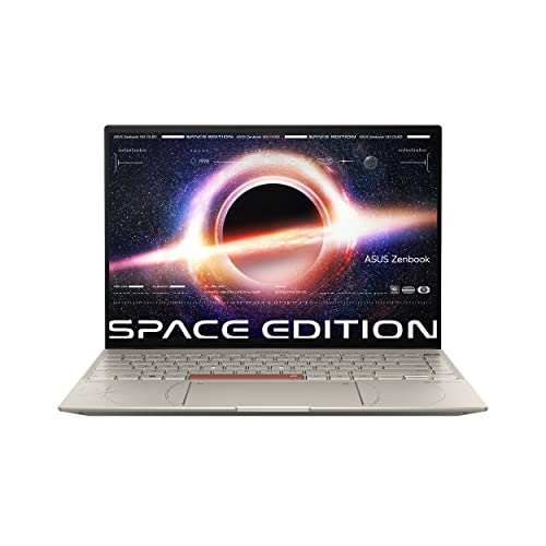 ASUS ZenBook 14X OLED Space Edition Laptop, 14” 4K 16:10 OLED Touch Display, Intel Core i9-12900H CPU, 32GB RAM, 1TB SSD, Windows 11 Pro, ZenVision Display, UX5401ZAS-XH99T