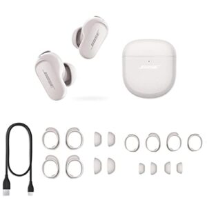 bose quietcomfort earbuds ii, soapstone with alternate sizing kit
