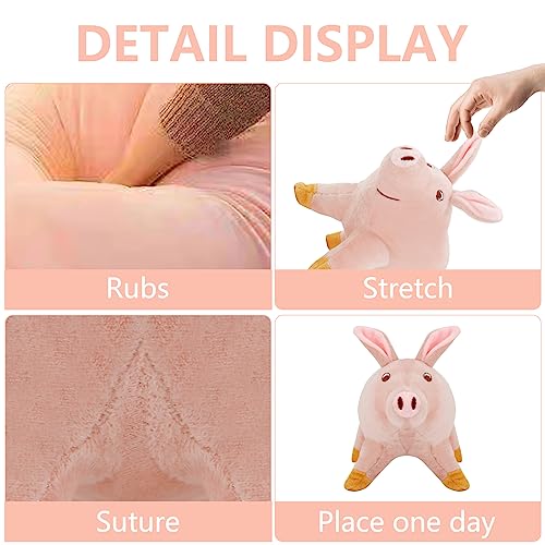 Sengocis Stuffed Animal Piggy - Piglet Plush Toy - 9.8 Inches Length