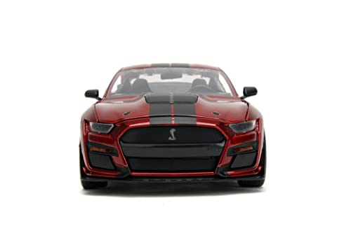 Big Time Muscle 1:24 2020 Ford Mustang Shelby GT 500 Die-cast Car Candy Red, Toys for Kids and Adults