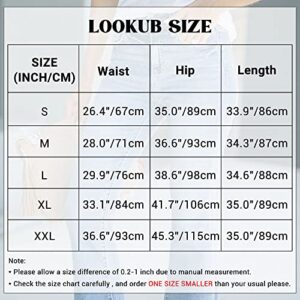 LOOKUB Women's High Waisted Crop Flare Jeans for Women Cropped Bell Bottom Jeans for Women Denim Pants with Live Hem,Light Blue,M