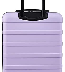 Cabin Max Anode 44L 55x40x20cm (22x16x8inch) Carry On Hand Luggage Suitcase - Lightweight, Hard Shell, 4 Wheels, Smart USB Port, 3 Digit Combination Lock (Lavender)