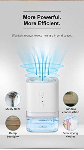 Green Piece Dehumidifier - For Smaller Rooms - 2 Liter - Easy to empty