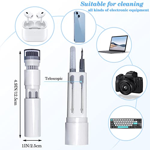 Revolutionary 6-in-1 Cleaner Kit for Airpods 1/2/3/ Pro Headphones Earbuds and Case & Keyboard, Deep Cleaning Tools with Brush for iPhone, Keyboard, Wireless Bluetooth Earphones,Laptop and Camera