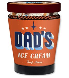 mugzie - ice cream - pint sized - deluxe thick neoprene cozy sleeve cover insulator - dads ice cream