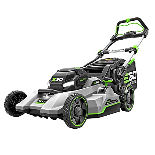 EGO Power+ LM2135SP 21-Inch Select Cut Lawn Mower with Touch Drive Self-Propelled Technology 7.5Ah Battery and Rapid Charger Included (Renewed)