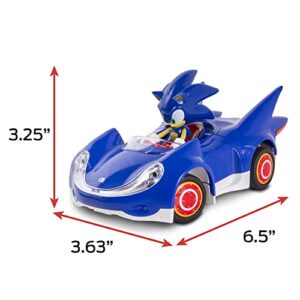 Sonic & Sega All-Stars Racing RC: Sonic - NKOK (681), 1:28 Scale 2.4GHz Remote Controlled Car, 6.5" Compact Design, Officially Licensed Sega Sonic The Hedgehog, Battery Powered, Ages 6+