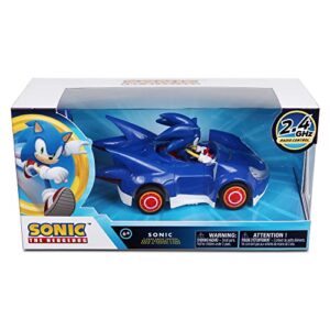 Sonic & Sega All-Stars Racing RC: Sonic - NKOK (681), 1:28 Scale 2.4GHz Remote Controlled Car, 6.5" Compact Design, Officially Licensed Sega Sonic The Hedgehog, Battery Powered, Ages 6+