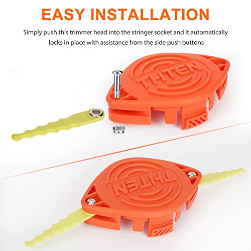 THTEN AF-100 Trimmer Blades Head Compatible with Black & Decker GH600,GH610,GH900,GH912,ST6600,ST7000,ST7700,NST1118,NST2118,LST220,LST300,LST400,LST420 Edger Grass Trimmers 18 Pack