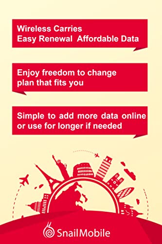 SnailMobile Hong Kong&Macao SIM Card 7-Day Unlimited Data Usage for China Travel,Data Roaming