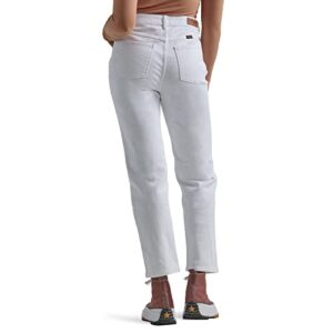 Wrangler Women's High-Rise Rodeo Straight Leg Crop Jean White8