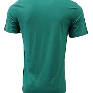 Nike Men's Sportswear Swoosh T-Shirts (X-Large, Green/Light Green Swoosh)