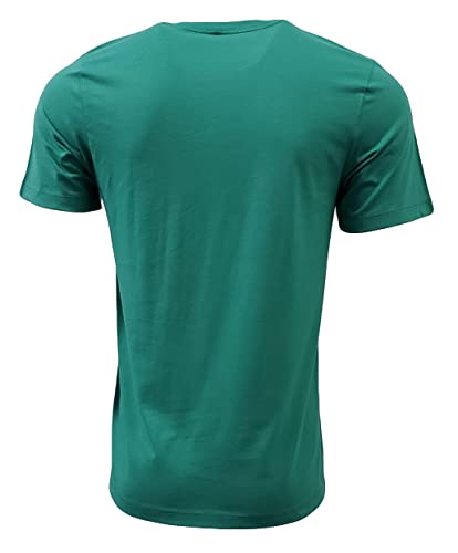 Nike Men's Sportswear Swoosh T-Shirts (X-Large, Green/Light Green Swoosh)