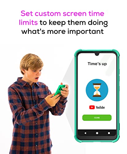 Teracube Thrive 64 GB Smartphone for Kids & Teens - Parental Controls, Healthy Time Limits, GPS Tracking, Talk/Text, Spam Blocker, Powered by T-Mobile (Activation Required)