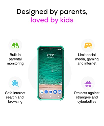 Teracube Thrive 64 GB Smartphone for Kids & Teens - Parental Controls, Healthy Time Limits, GPS Tracking, Talk/Text, Spam Blocker, Powered by T-Mobile (Activation Required)