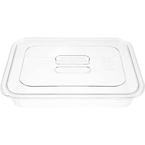 LIFKOME Cupcake Stand Plastic Catering Trays with Lids Chafing Dish Buffet Set Clear Food Display Box Bakery Pan Display Case Organizer for Business Buffet Tray Food Container Food Containers