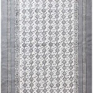 Boho Bathroom Rug Handmade Washable Cotton Hallway Rugs with Tassels Farmhouse Woven Throw Rug Boho Area Rug for Laundry Room/Entryway/Corridor 300x480 cm (10x16 Feet)