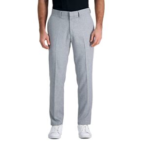 haggar men's smart wash performance slim fit suit separates-pants & jackets, light grey-pant, 33w x 32l