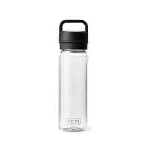 yeti yonder 750 ml/25 oz water bottle with yonder chug cap, clear