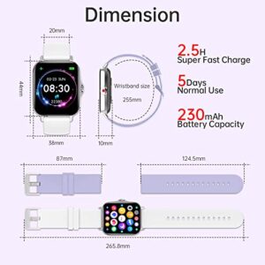 Colesma Smartwatch for Women(Answer/Make Call), Waterproof Fitness Tracker with Health Monitor Heart Rate/Blood Pressure/Blood Oxygen, 1.69" HD Full Touch Screen Smart Watch for iPhone & Android